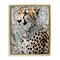 Stupell Industries Nouveau Style Cheetah with Necklace Floating Frame By Annabelle Hall